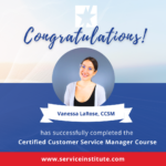 Vanessa LaRose Congrats CCSM