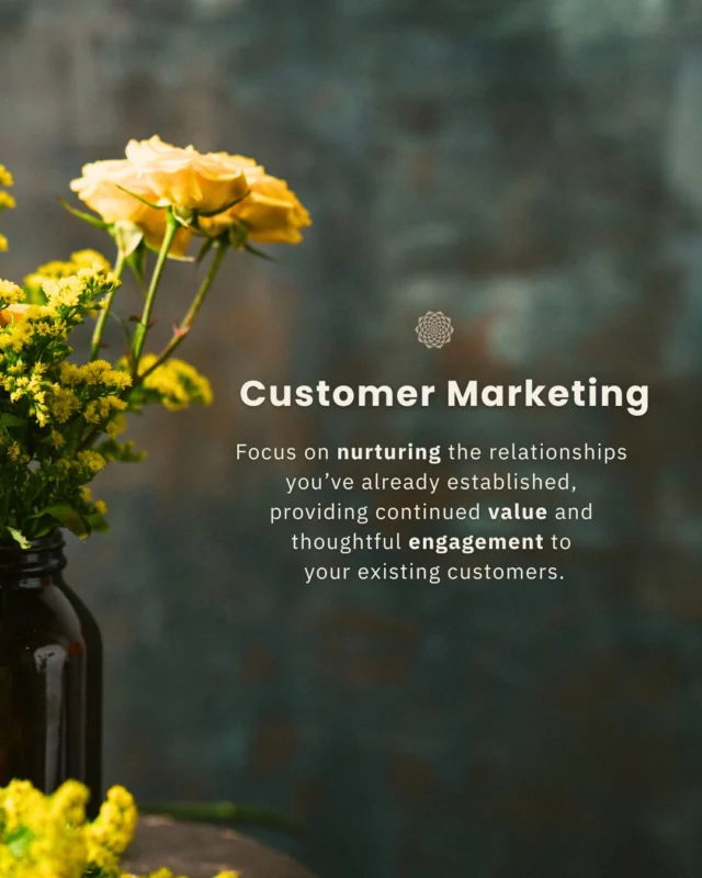 Customer marketing focuses on nurturing the relationships you’ve already established, providing continued value and thoughtful engagement to your existing customers. This might include:🎁 Loyalty incentives or early access 📬 Helpful follow-ups or resources 🖊️ Sharing client stories or testimonials ✨ Exclusive updates or content 💬 Asking for and acting on feedbackWhy it matters:💫 Current customers are more likely to return 🌿 They’re open to new offerings 🤝 They become natural brand advocatesWhen people feel valued beyond the sale, they remember—and they share. Customer marketing builds trust, loyalty, and sustainable growth.  Ready to grow? Let’s talk. 🌻#CustomerMarketing #CustomerDelight #BrandAdvocacy #LoyaltyStrategy #InboundMarketing #CommunityFocused #GrowthDriven #MandaliMedia