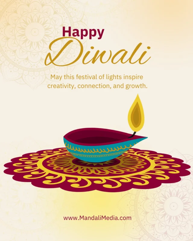 Wishing all who celebrate a bright and joyful Diwali. 🪔✨ May this festival of lights bring inspiration, creativity, and meaningful connections to your work and your life. ✨⠀#HappyDiwali #Diwali2025 #FestivalOfLights #DiwaliWishes #CommunityFocus #GrowthDriven #DigitalMarketingServices #MandaliMedia⠀⠀
