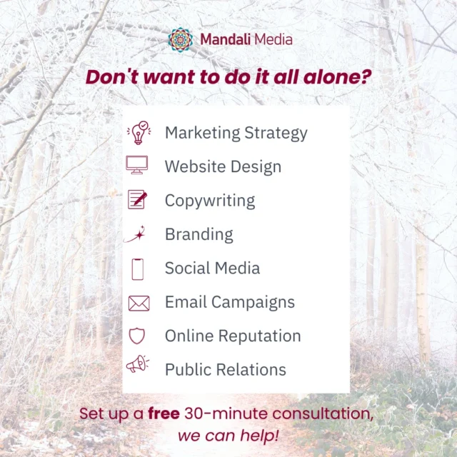 Marketing can feel like a big challenge, but it doesn’t have to be. Mandali Media is here to help you craft a strategy that’s as unique as your business.⠀⠀⠀From brand strategy to content creation, we offer comprehensive marketing services that build trust with your audience and drive meaningful engagement 🌻⠀⠀✨ Ready to grow with intention?⠀⠀⠀📩 Contact us today to discover how we can support your marketing goals.⠀⠀⠀#MarketingServices #MarketingStrategy #InboundMarketing #EmailMarketing #SocialMedia #SEO #Branding #CommunityFocused #GrowthDriven #MandaliMedia⠀⠀