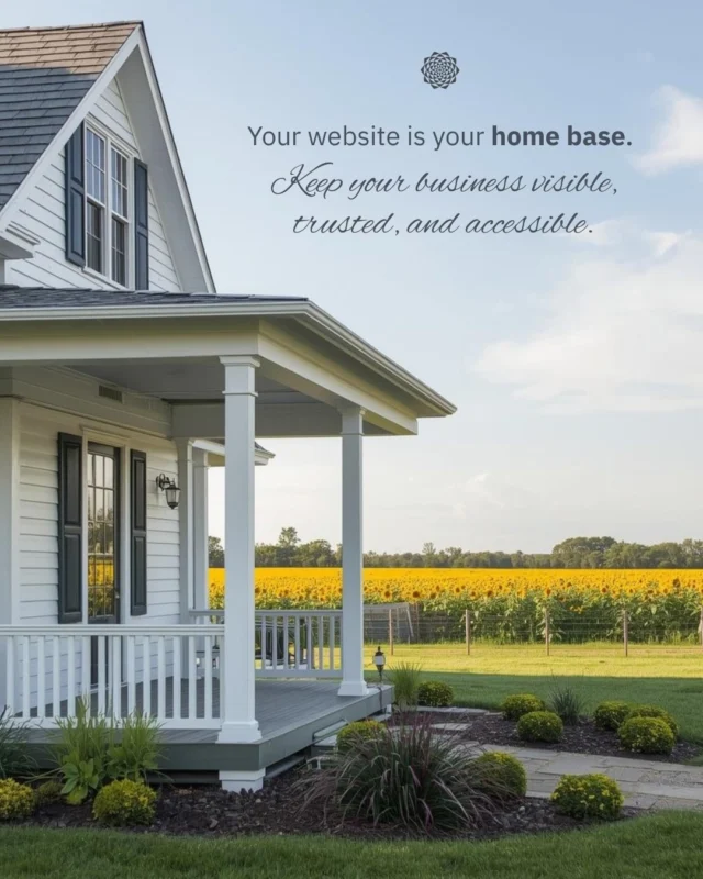 5 Reasons Your Business Needs a Website 🌻⠀⠀Even in a social media world, your website is the heart of your brand 🌱⠀⠀Your home base online 🏡 – Social platforms come and go, but your site is always yours⠀Builds credibility 🤝 – Shows you’re trusted and genuine⠀Supports your audience ✏️ – A place for info, guidance, and inspiration⠀Helps with search visibility 🌞 – Makes it easier for people to find you⠀Drives action 📲 – Encourage sign-ups, inquiries, or purchases⠀⠀Want help creating or improving your website? Contact us 🌻⠀⠀#SmallBusinessGrowth #WebsiteDesign #WebsiteService #DigitalMarketing #MarketingMadeSimple #ConsciousMarketing #CommunityFocused #GrowthDriven ⠀⠀